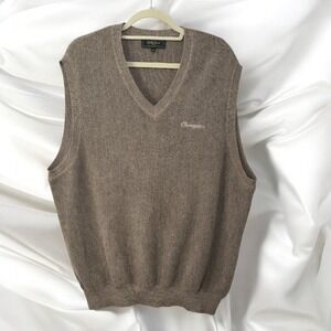 Bobby Jones Collection‎ Alpaca Sweater Vest Sleeveless Knitwear XL